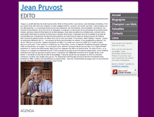 Tablet Screenshot of jeanpruvost.com